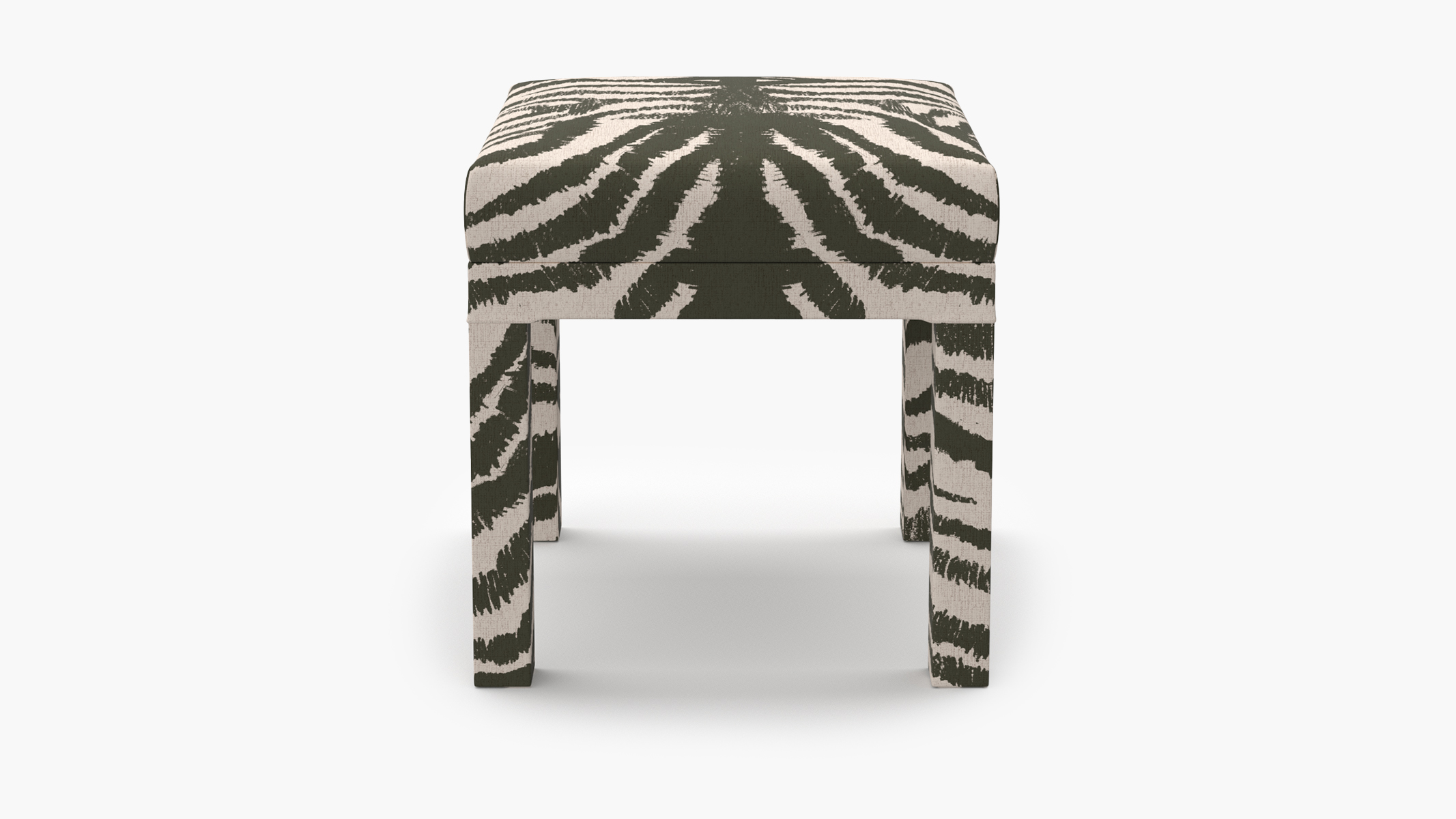 Parsons Ottoman | Zebra