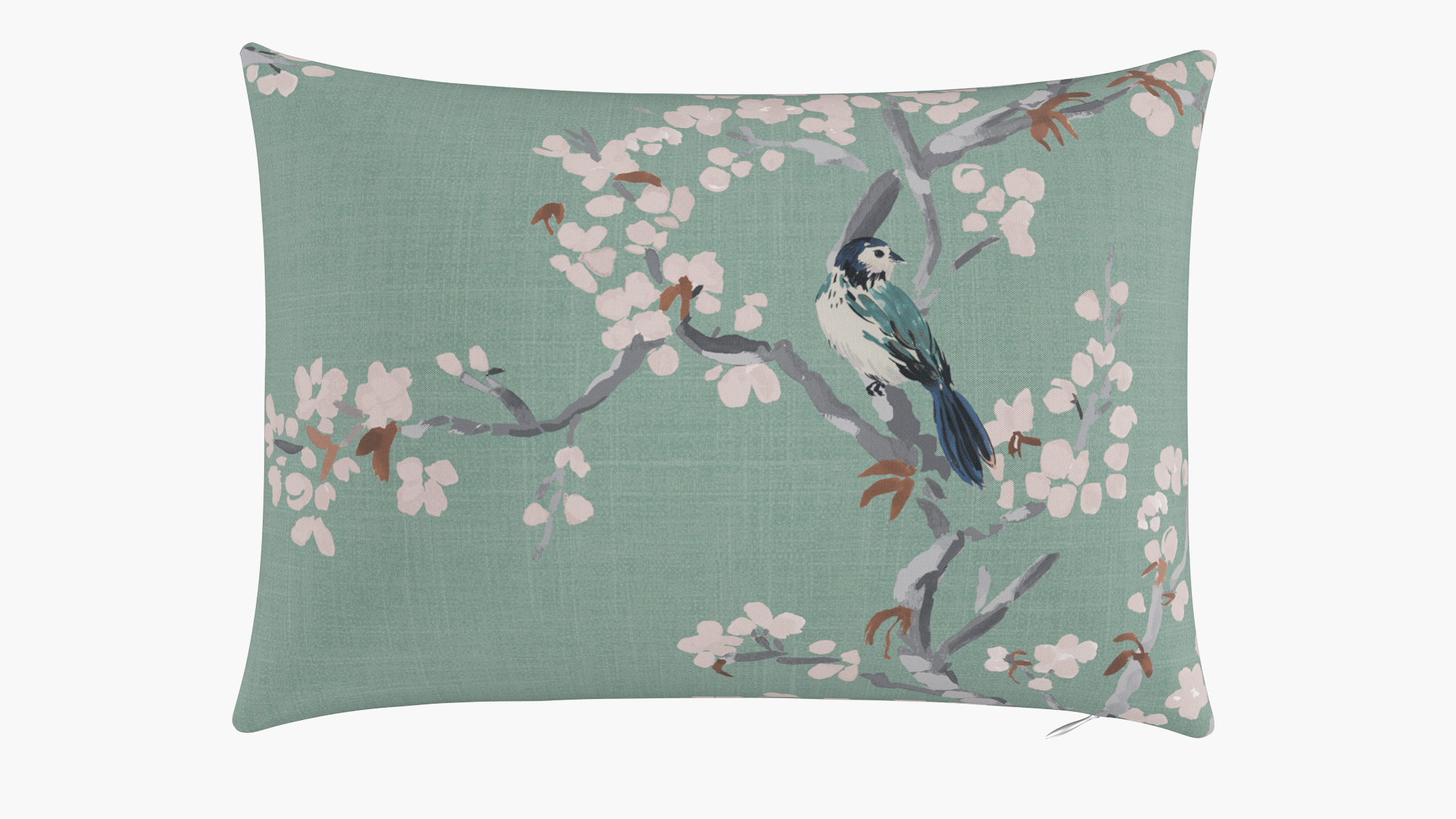 Mint Cherry Blossom Upholstered Custom Outdoor 14