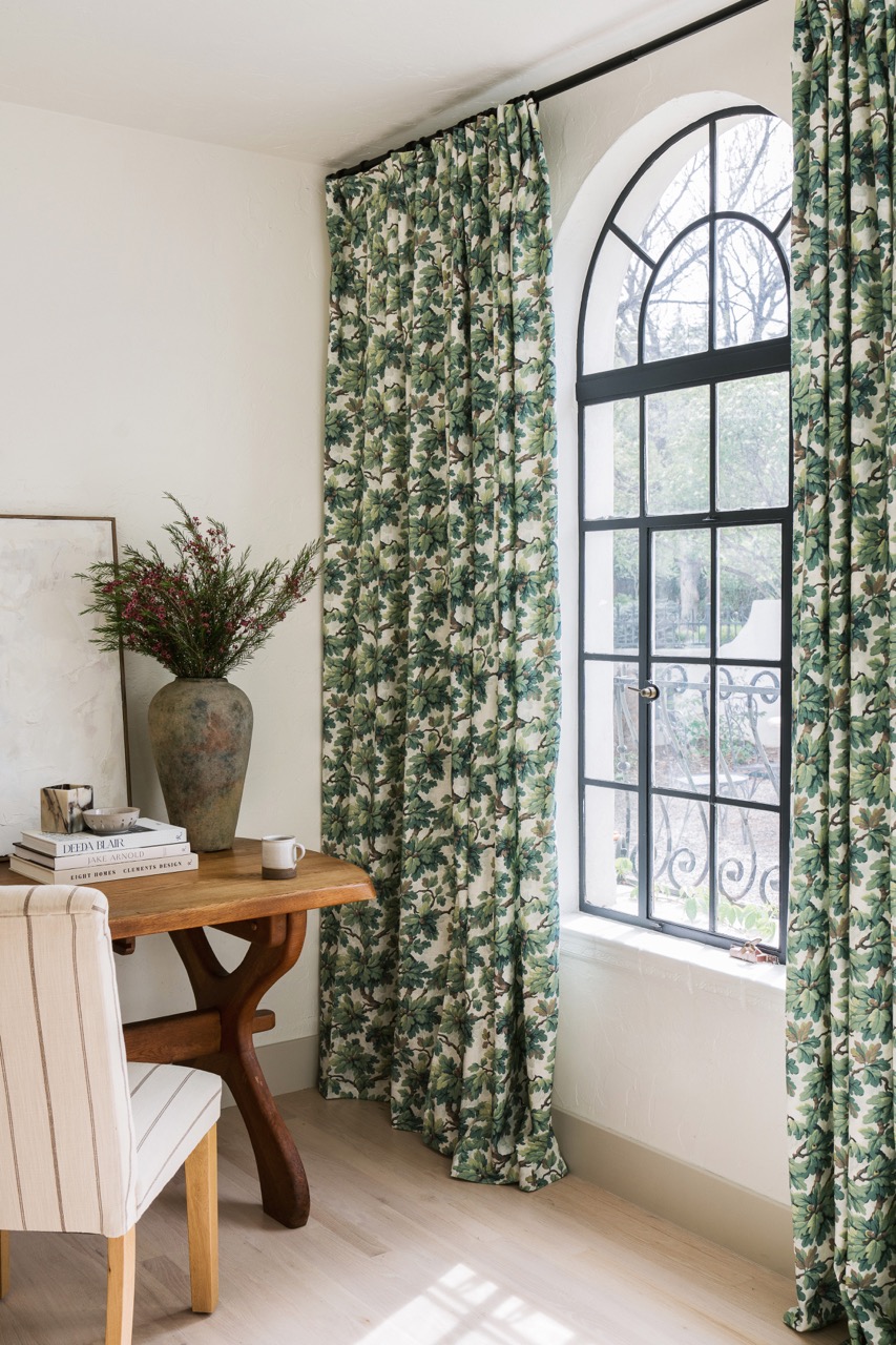 Cornflower Classic Ticking Stripe Upholstered Custom Printed Linen