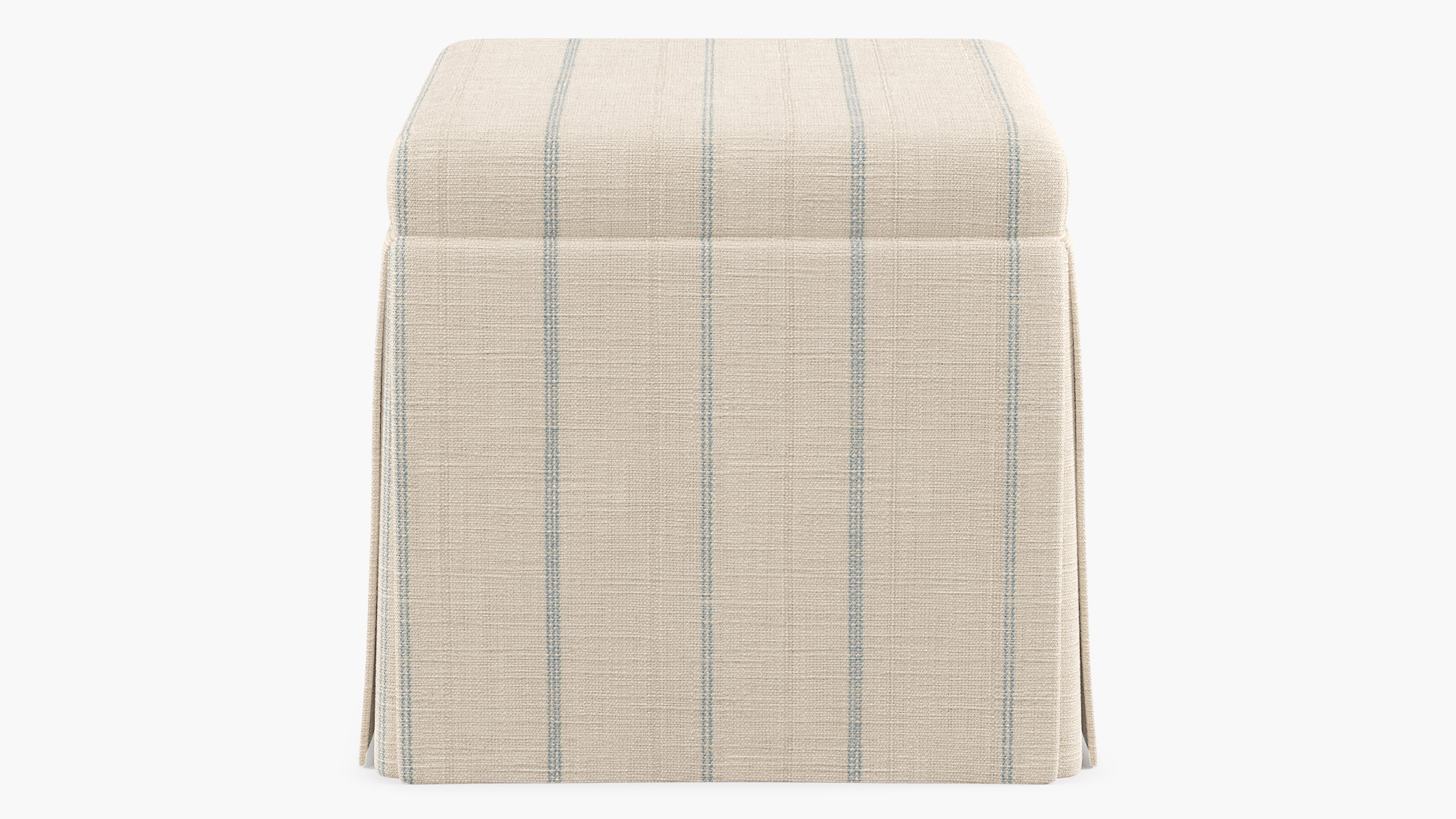 Skirted Storage Ottoman | Sky Fritz