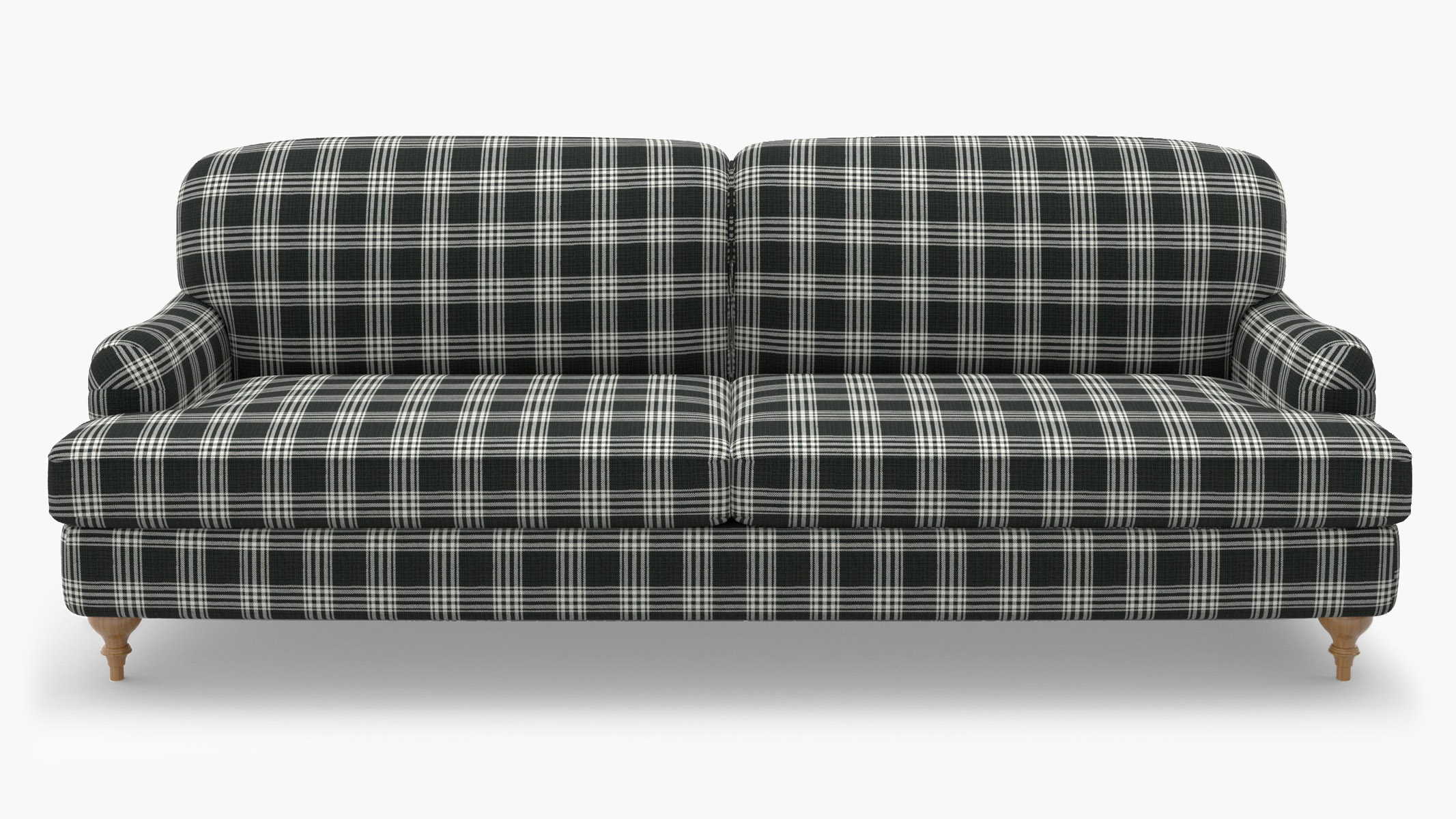 English Roll Arm Sofa | Natural
