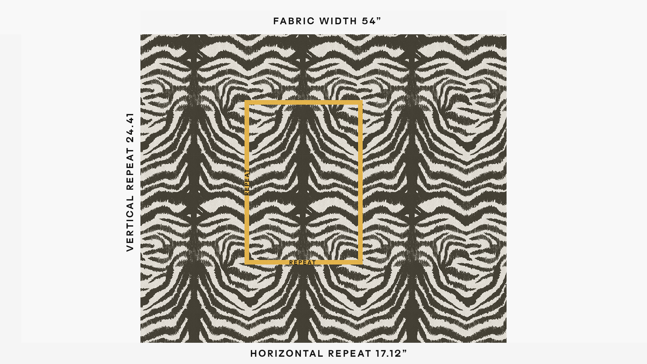 Zebra Upholstered Custom Fabric By The Yard | Outdoor | The Inside