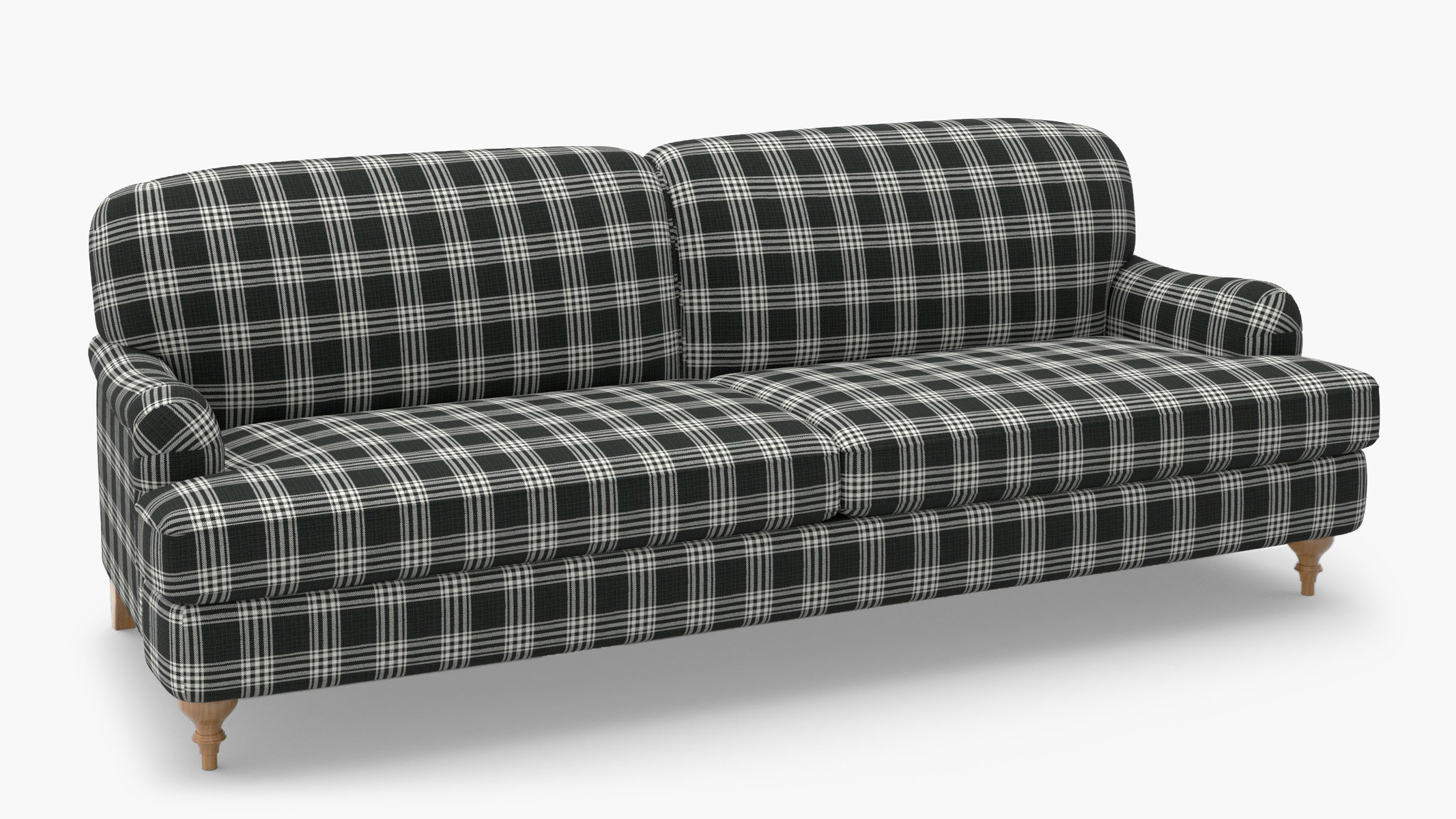 Living Room Plaid Sofa Gris Avenal Park Flannel Sofa